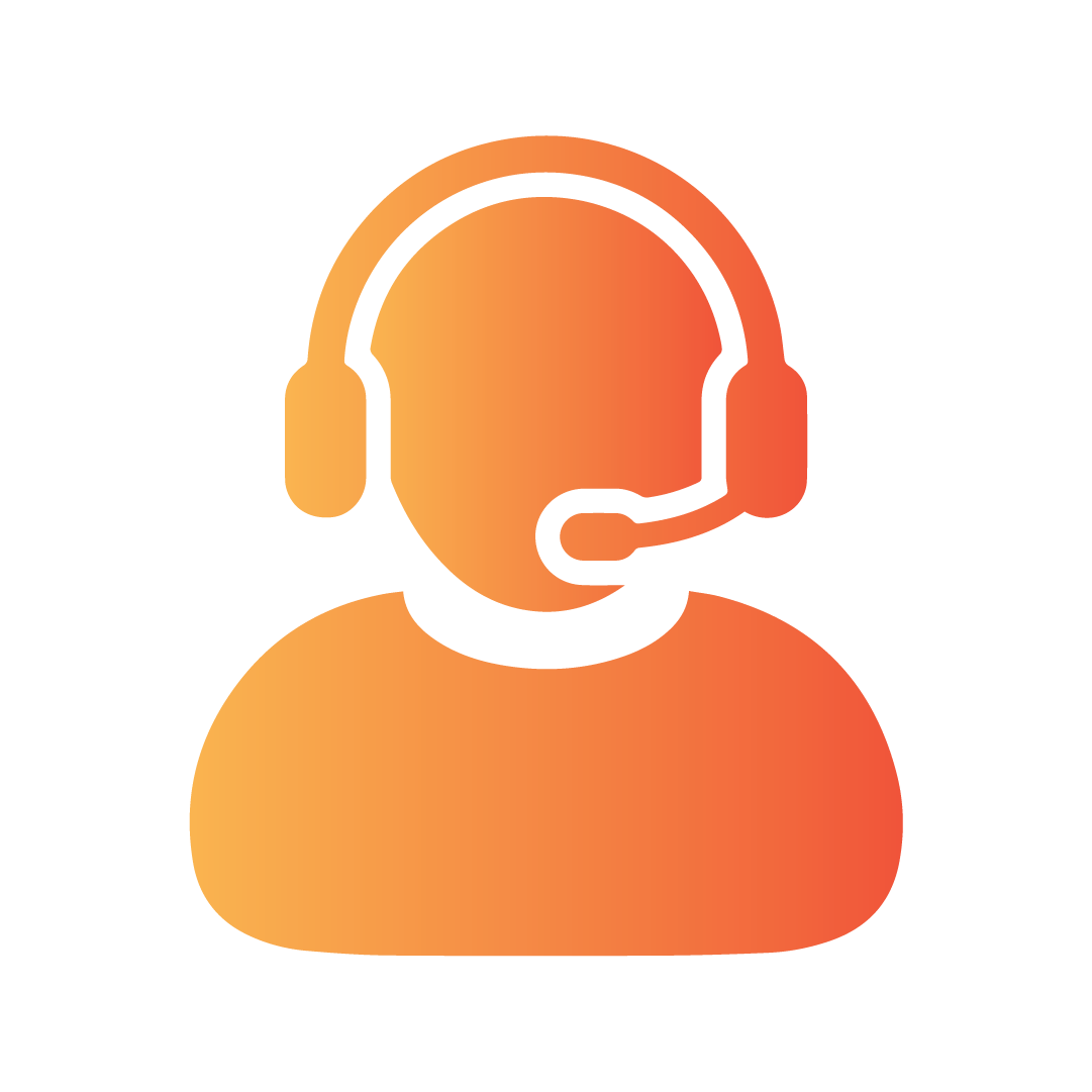 Logo of A man wearing headphone